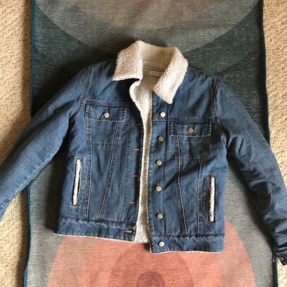 Honey Punch Fall Denim Sherpa Jacket - Picture 9 of 12